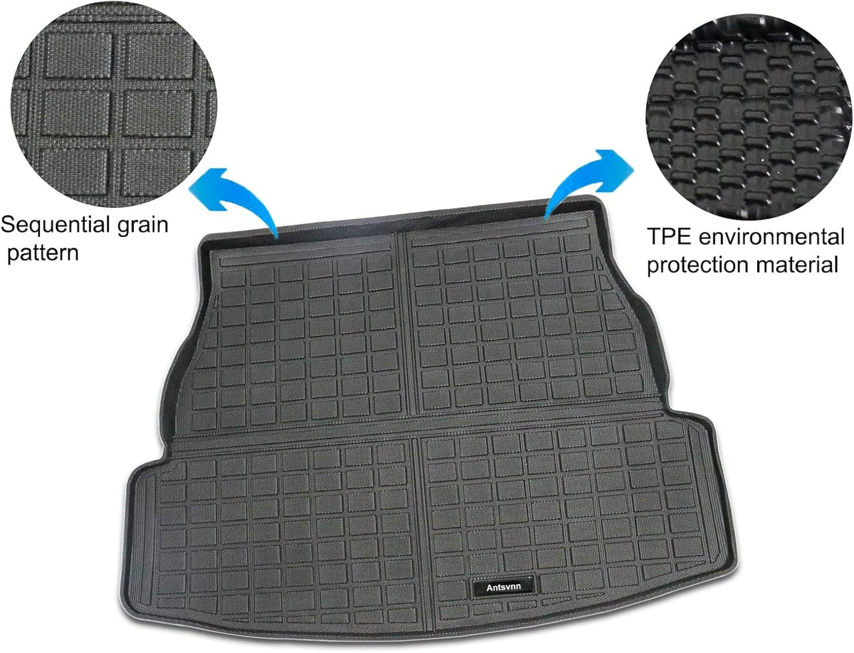 Black Rear Trunk Mats Pack of 2 Z529950