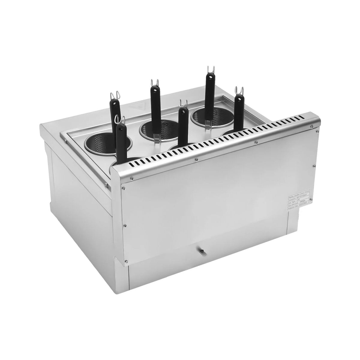 6 Holes Commercial Propane Gas Pasta Cooker J1646