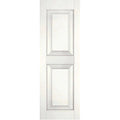 White Raised Panel Shutters Pair Y78397