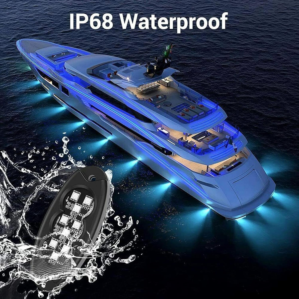 20 Pods Waterproof RGB LED Rock Lights for Car P3451
