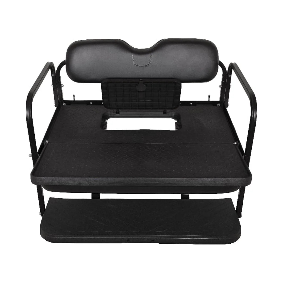 Black Rear Flip Seat for Club Car Golf Cart C1010