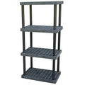 Black Four Shelf Unit I500