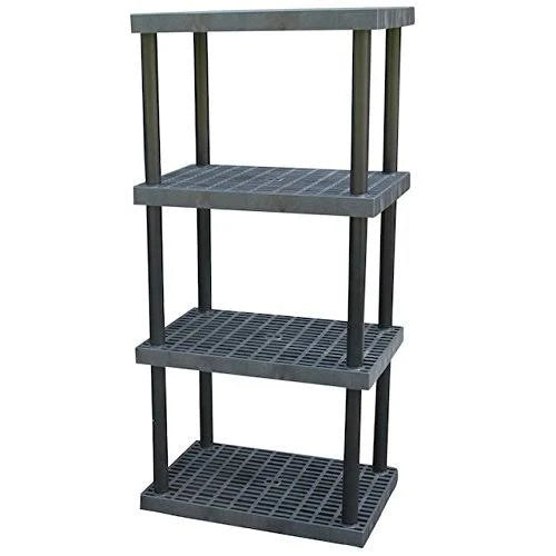 Black Four Shelf Unit I500