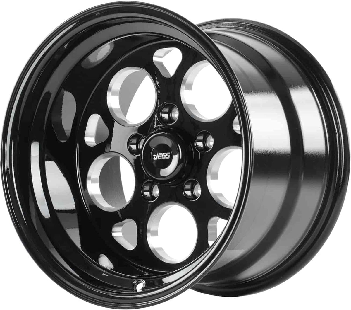 Gloss Black 15” x 10” Wheel with Center Cap E346