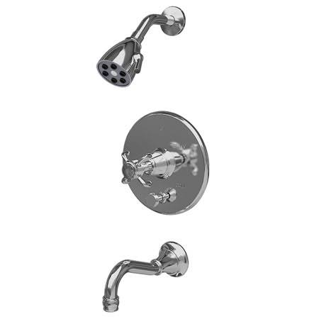 Satin Bronze Balanced Pressure Tub and Shower Trim Set B907355