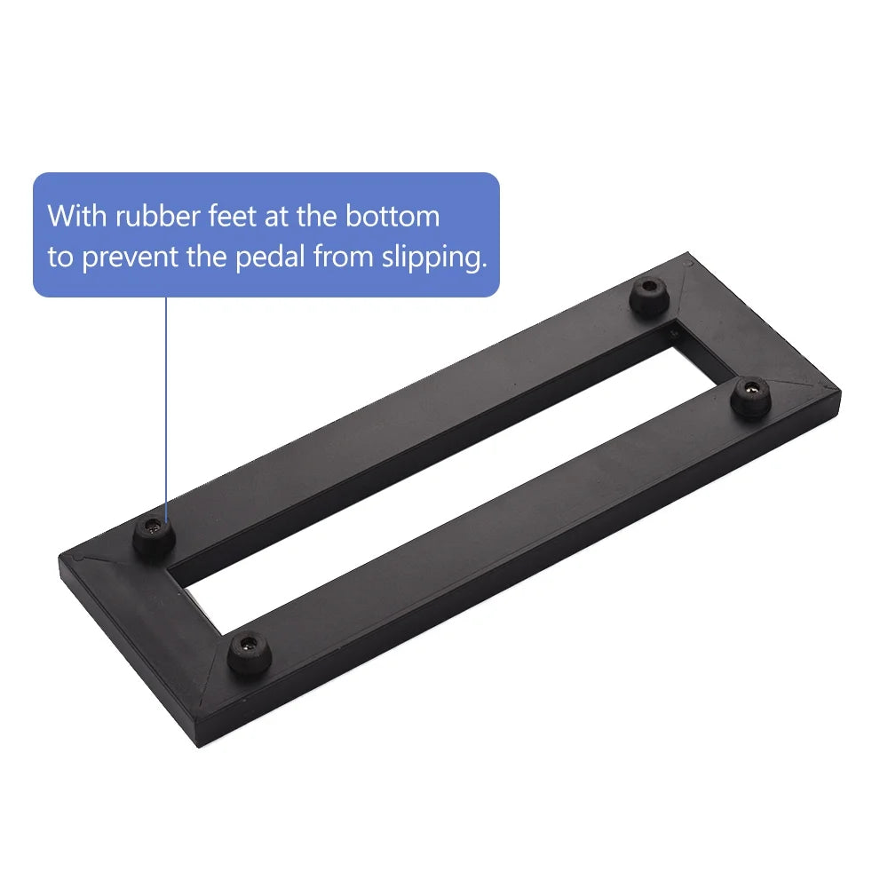 Guitar Effect Pedal Board Holder with Fastening Tapes Cable Tie Patch Z317