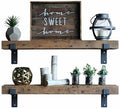 Reclaimed Wood Shelves Set of Two S9823