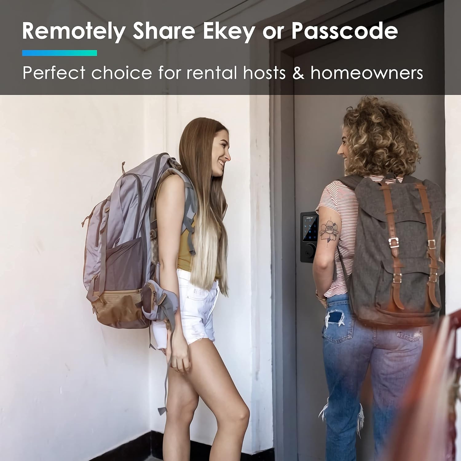 Smart Deadbolt Lock with Bluetooth App and Keypad Q5068