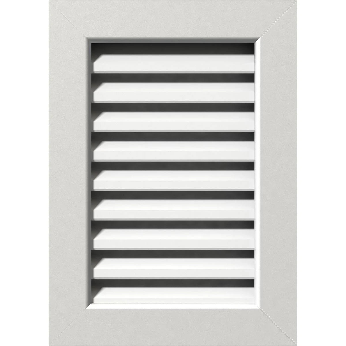 12 inch W x 24 inch H Rough Opening Vertical Gable Vent A978