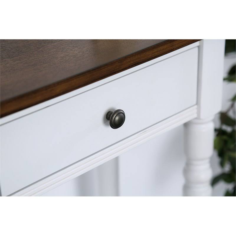White Wood Writing Desk D1503