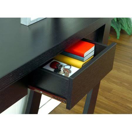 Black 1-Drawer Console Sofa Table P742179