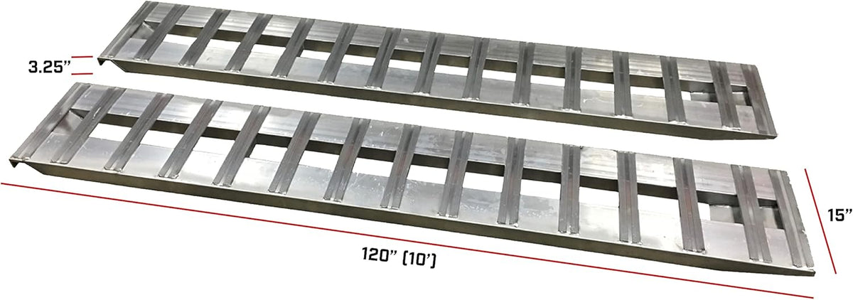 Heavy Duty Aluminum Car Ramps 10,000lb Capacity L2002