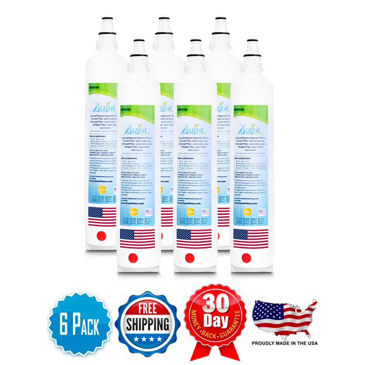 6 Pack Water Filters H39519