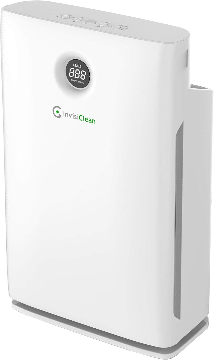 4-in-1 H13 True HEPA Air Purifier with Ionizer, Carbon, UV-C Light V434421
