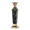 Gold and Black Tall Candle Holder Y14418