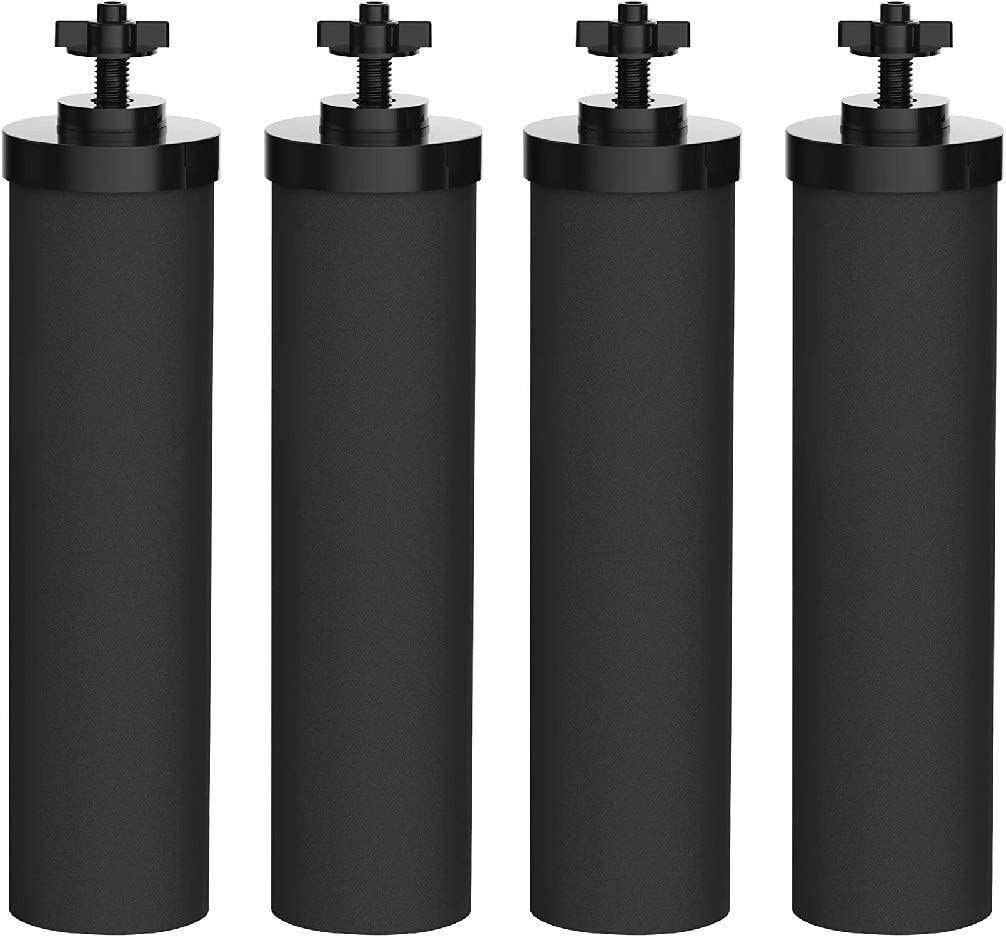 4 Filters Black Water Filter Cartridge Q540145