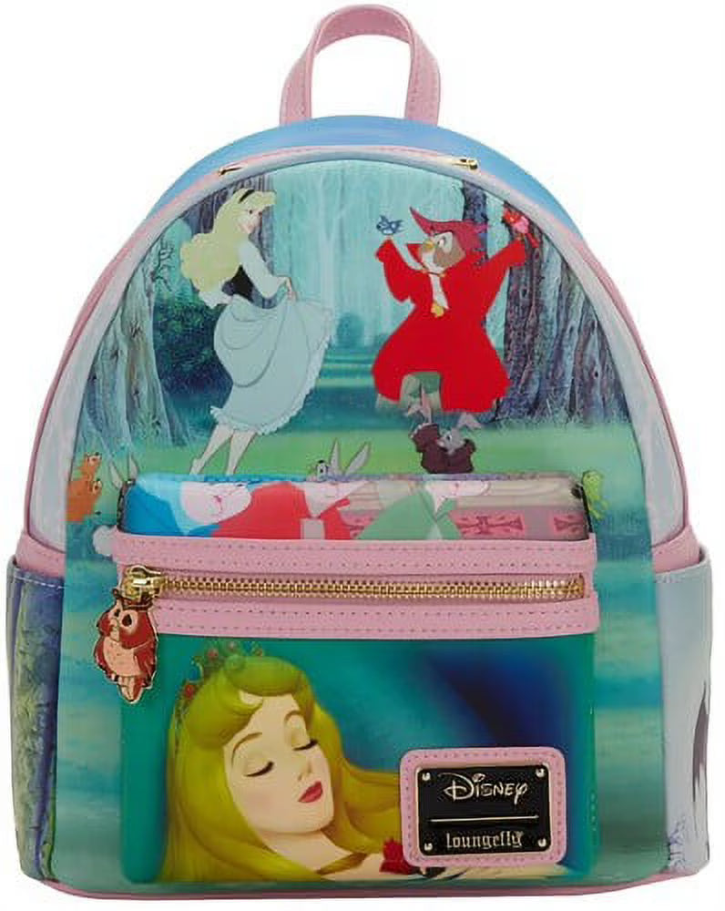 Disney Sleeping Beauty Double Strap Shoulder Bag Purse D740459