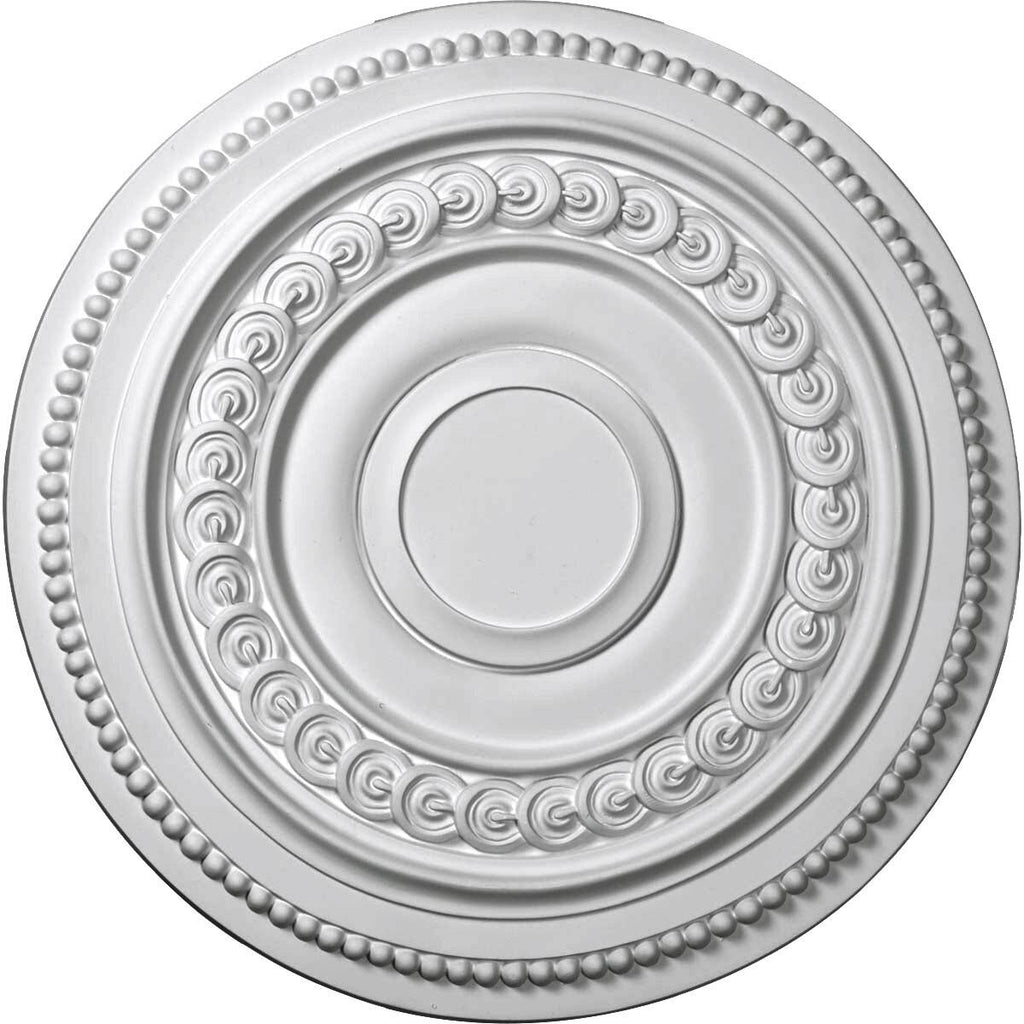Hand-Painted Bronze Blue Patina Ceiling Medallion E20446