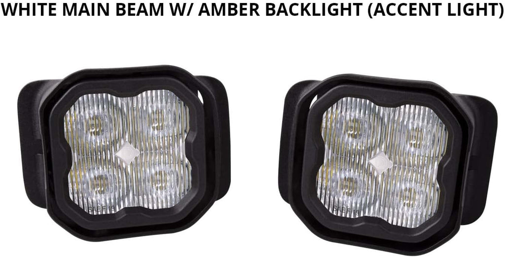 SS3 LED Fog Light Kit for Ford Super Duty 2017-2021, White SAE/DOT Driving Pro U120