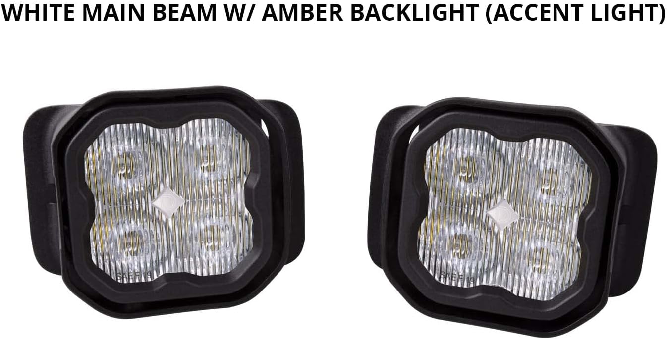 SS3 LED Fog Light Kit for Ford Super Duty 2017-2021, White SAE/DOT Driving Pro U120