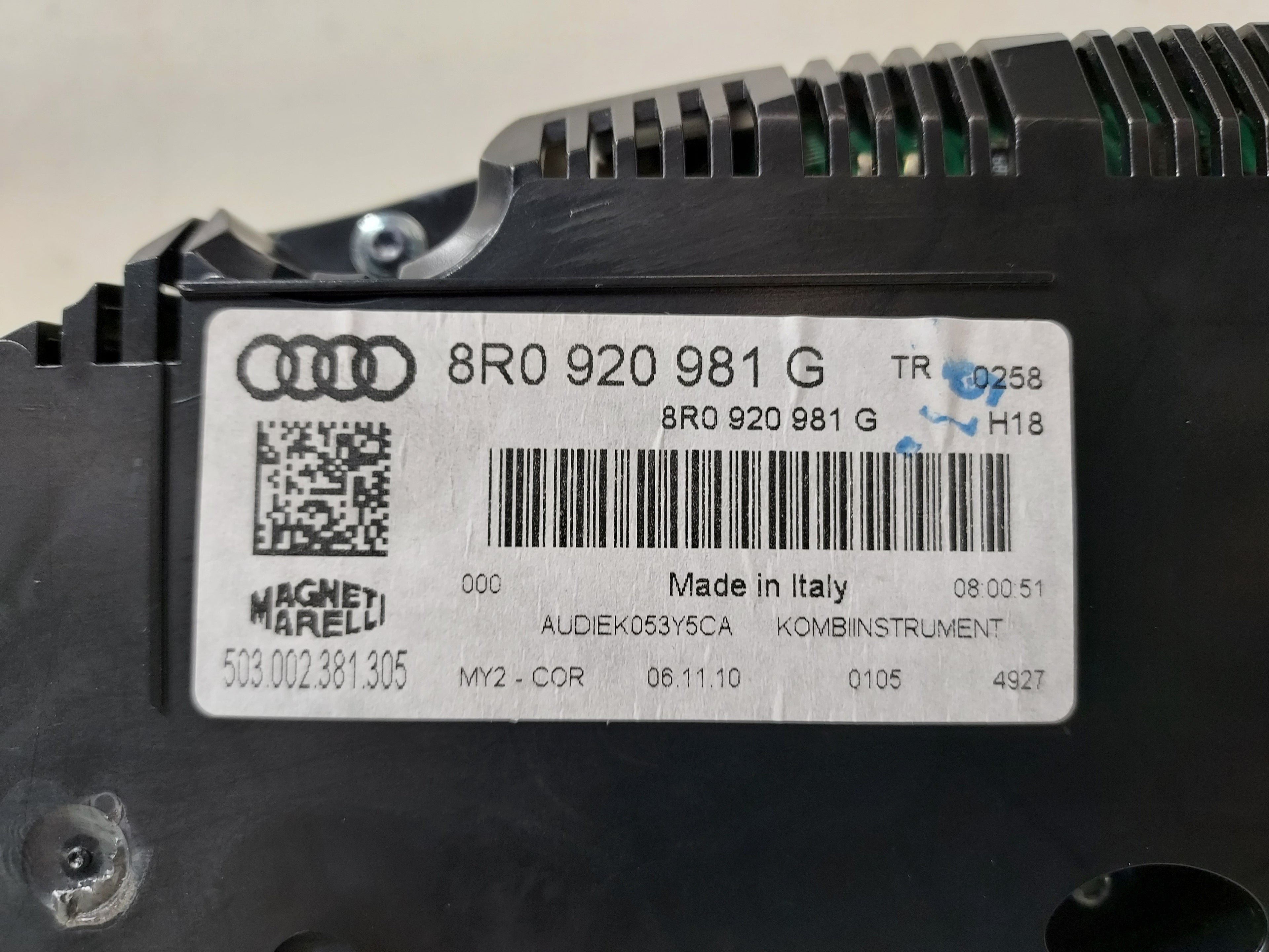 Pre-Owned Audi Q5 Speedometer Cluster 122K Miles OEM S2451