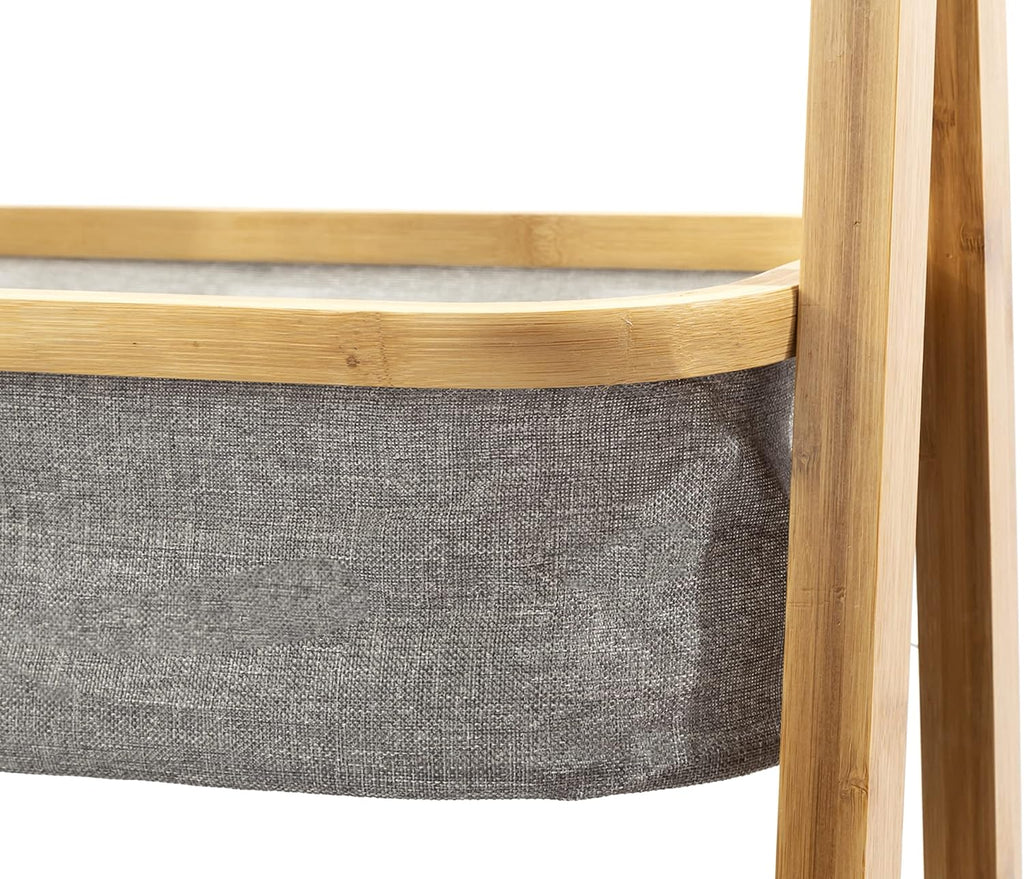 2-Tier Bamboo Nursery Storage Shelves D6492