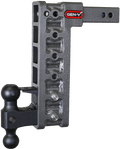 12.5" Drop Hitch with Dual-Ball and Pintle Lock for 2" Receiver U431