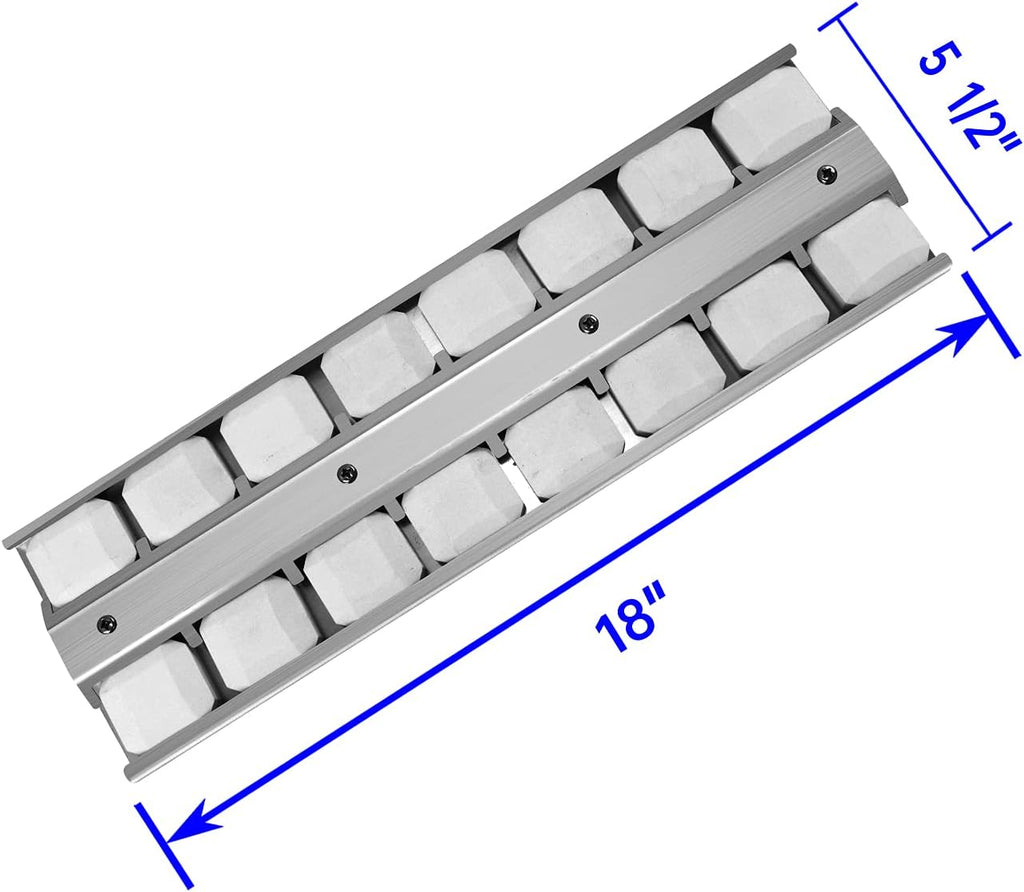18" X 5-1/2" BBQ Grill Briquette Tray Heat Plates Shield Replacement Parts Z3631