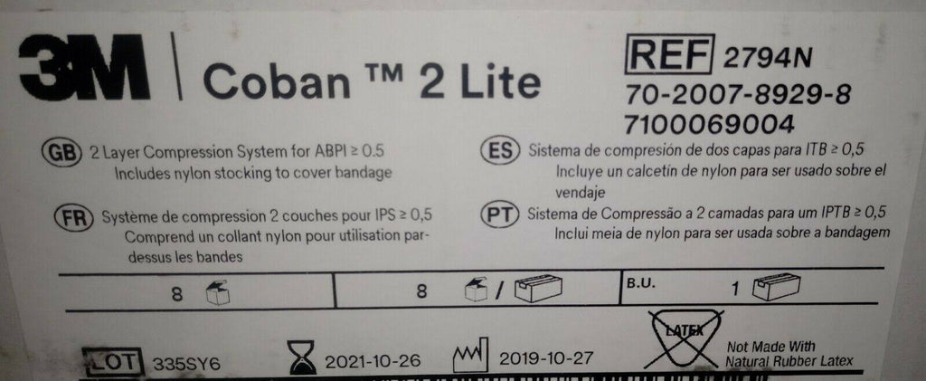 2 Layer Compression Bandage System, Case of 8 L381903