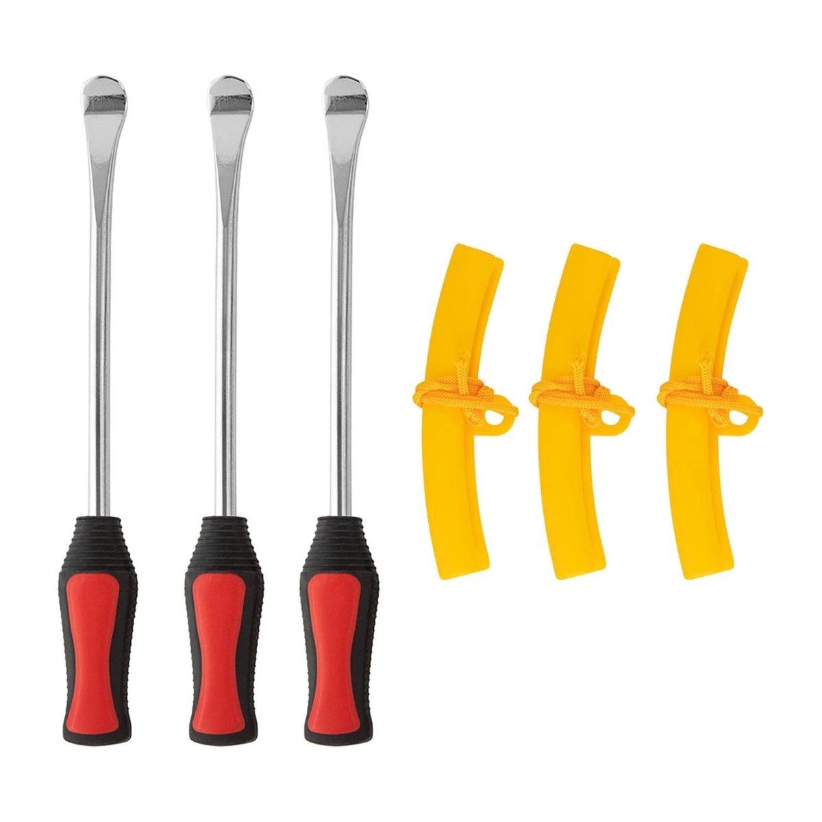 Yellow 3Pcs Tire Spoon Lever Repair Tool P311