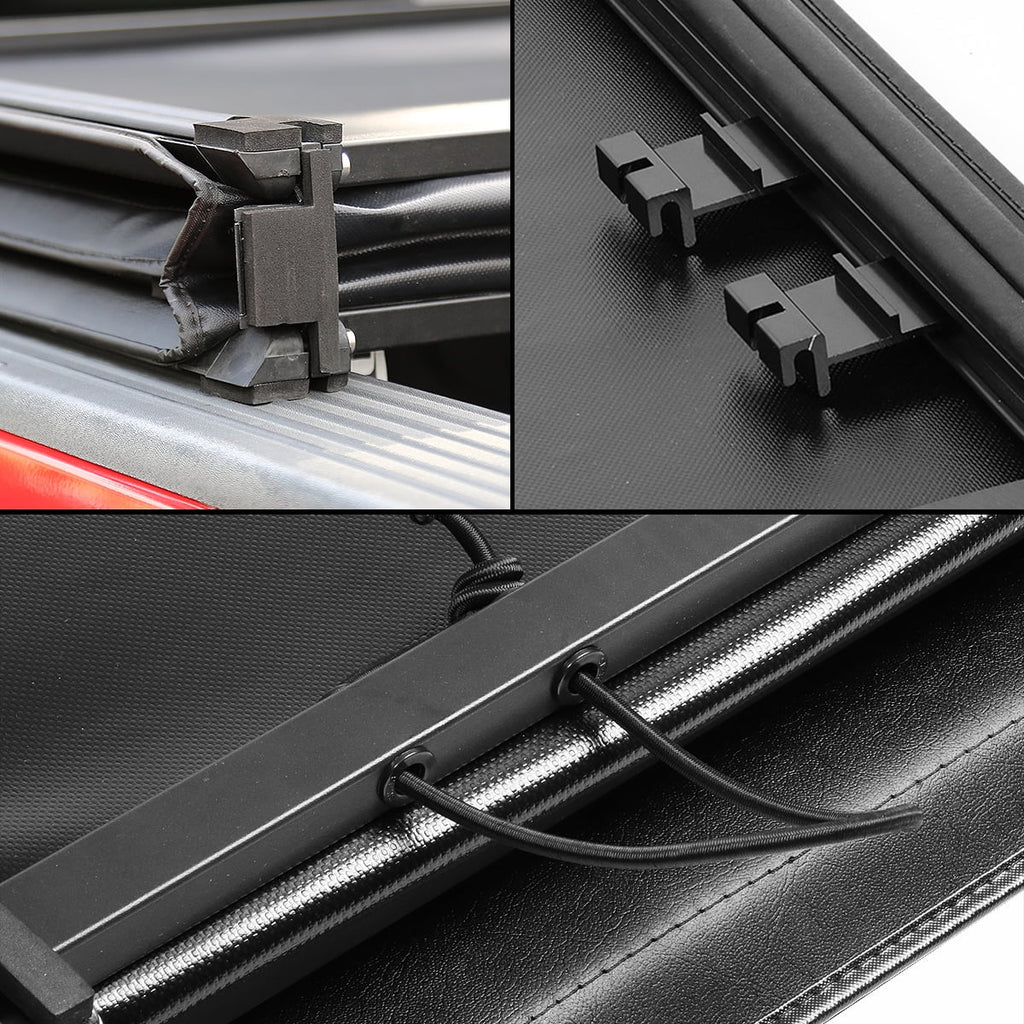 Tri-Fold Soft Top Tonneau Cover for Toyota Pickup Tacoma Z55539