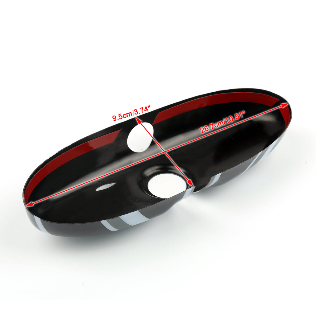 Black Union Jack Rear View Mirror Cover H210822