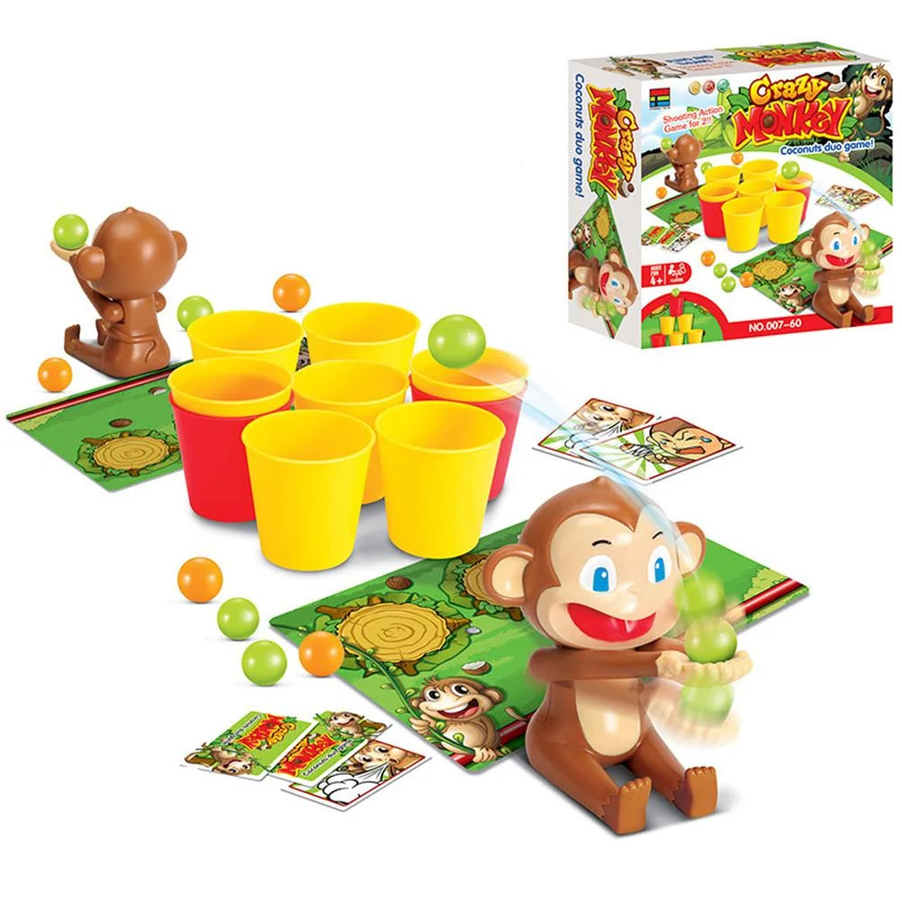 Funny Monkey Shooting Basket Toy Party Board Game V501