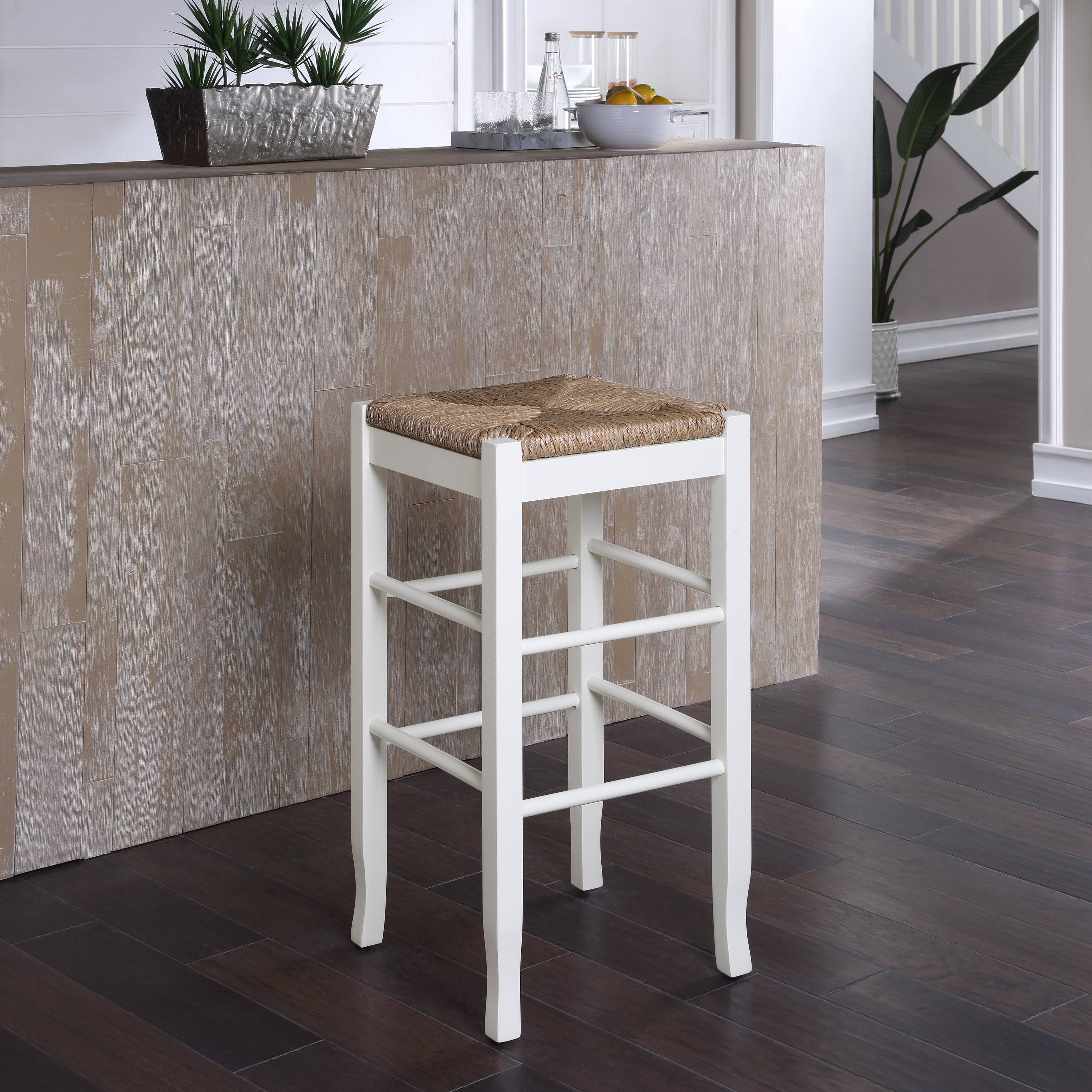 Square Counter Stool Cappuccino G37348