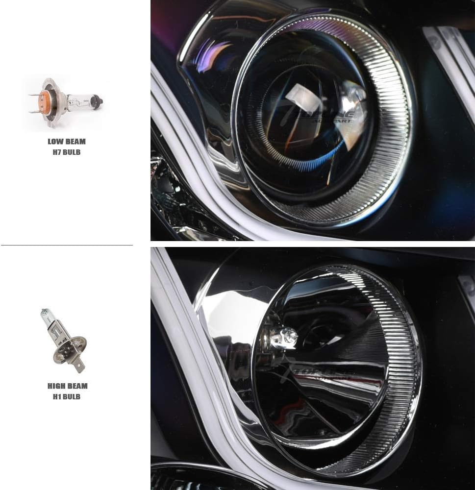 Matte Black LED Projector Headlights For Chevy Cruze K115831