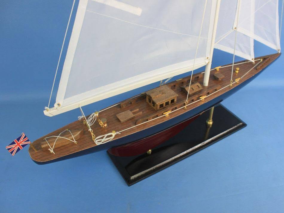 35x22 Wooden Model Sailing Yacht P220