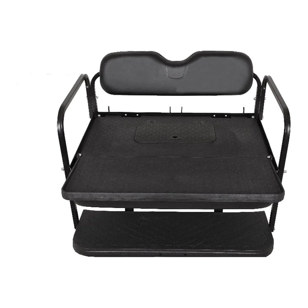 Black Rear Flip Seat for Club Car Golf Cart C1010