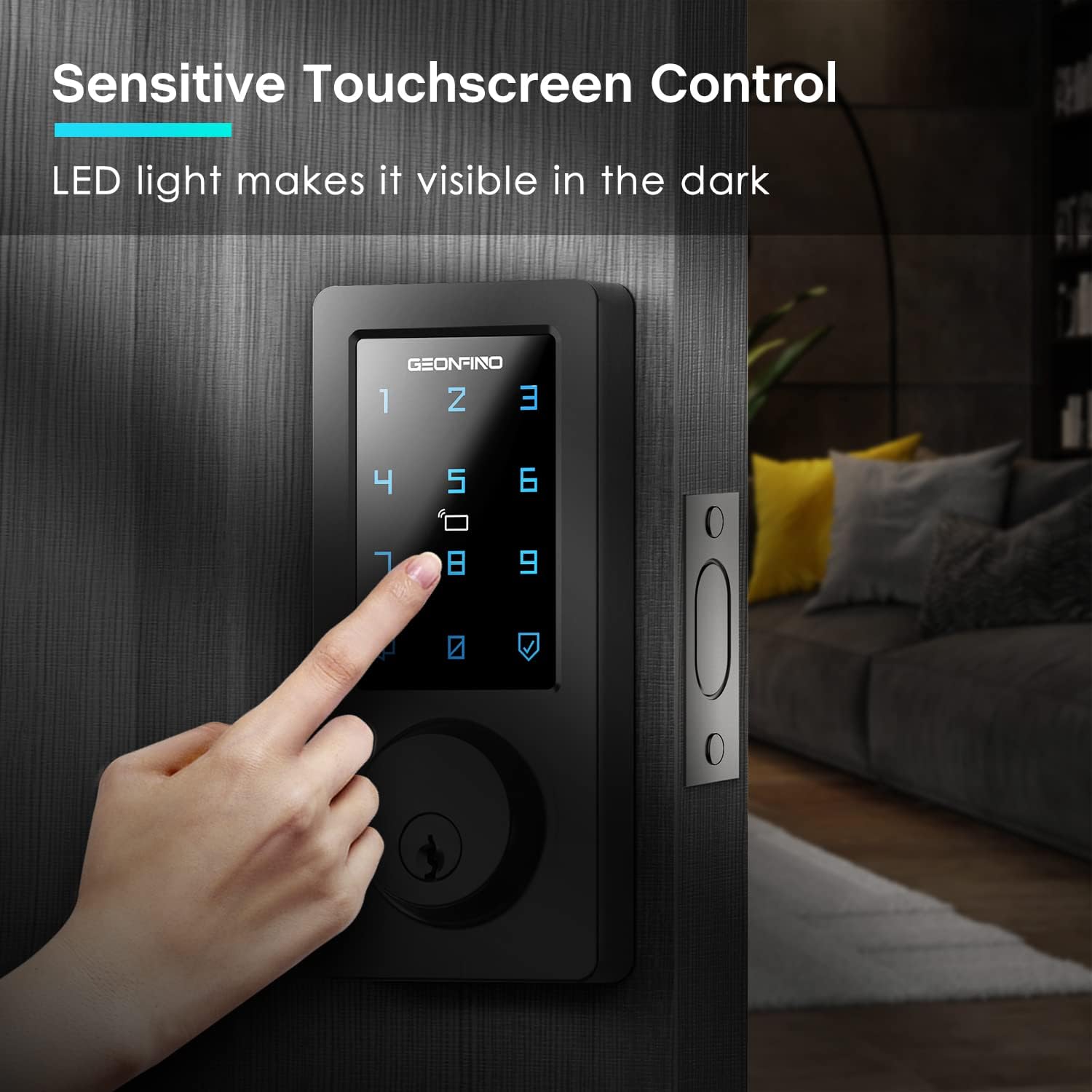 Smart Deadbolt Lock with Bluetooth App and Keypad Q5068