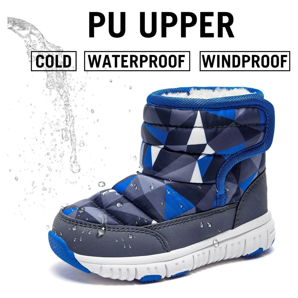 Waterproof Slip Resistant Toddler Snow Boots S50481