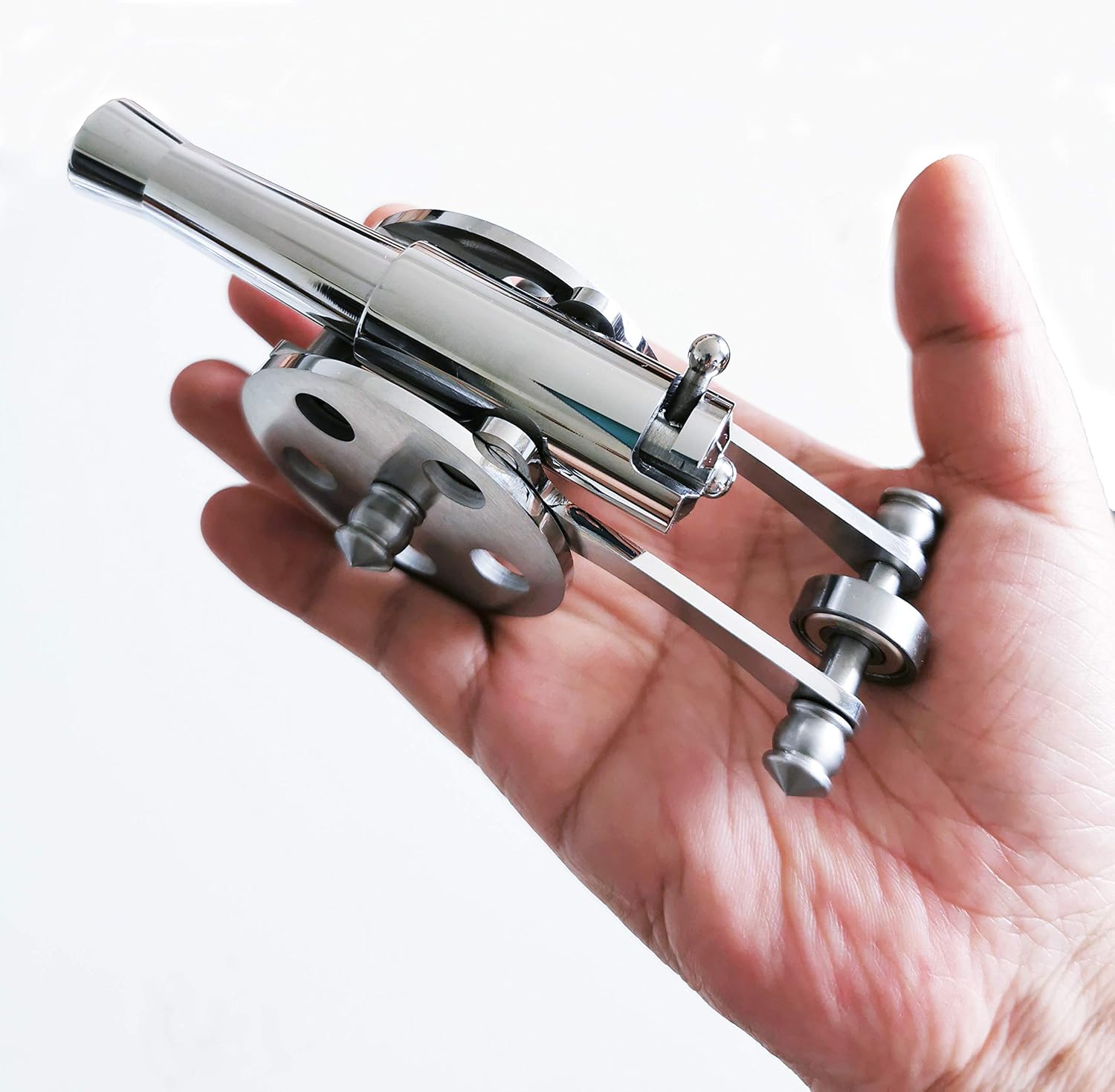 Mini Stainless Steel Cannon Model Pack of 2 Z955334