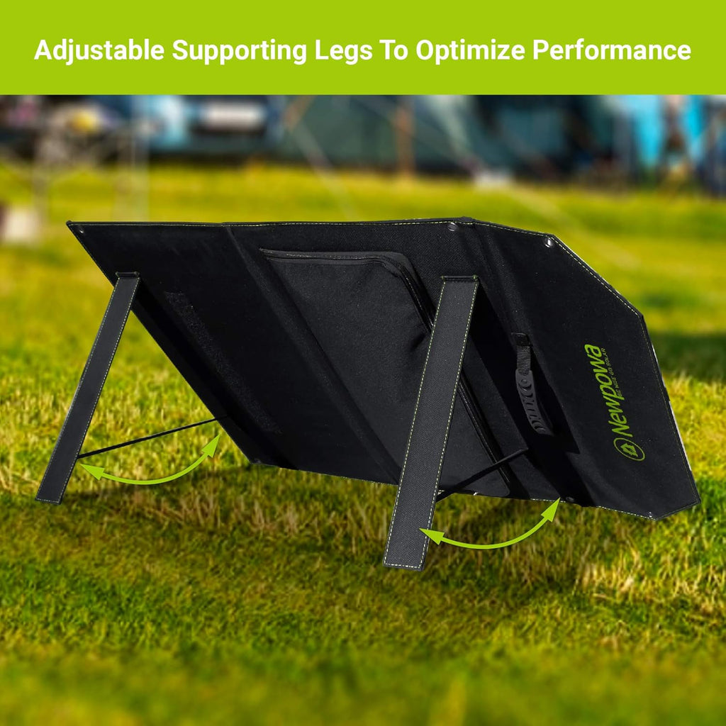 60W Foldable Solar Panel Charger Dual DC Ports Pack of 2 Z415041