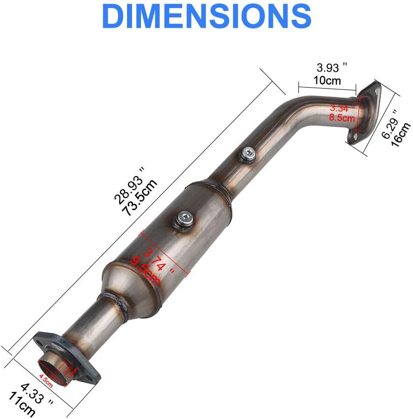 Catalytic Converter for Honda Element 2.4L L4 2003-2011 Direct-Fit Stainless Steel Z999