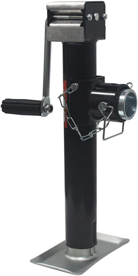 Stainless Steel Swivel Trailer Jack, 2000 lbs, 15 Inches, Pack of 2 M9687
