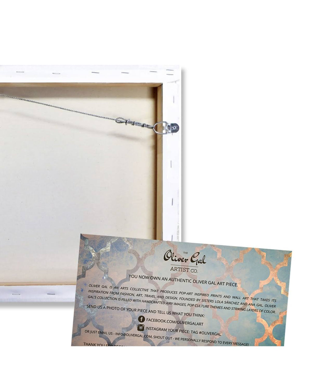 White Day and Night Canvas G8151