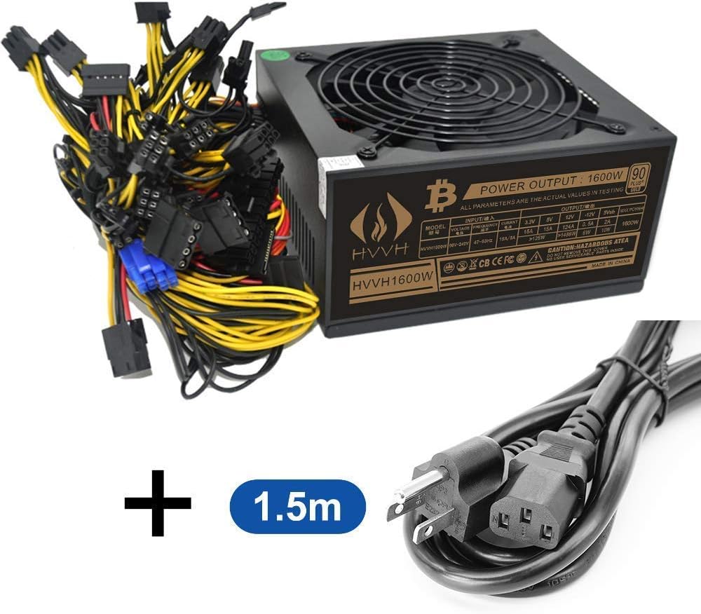 1600W ATX 87 Plus Gold Power Supply for GPU R49083
