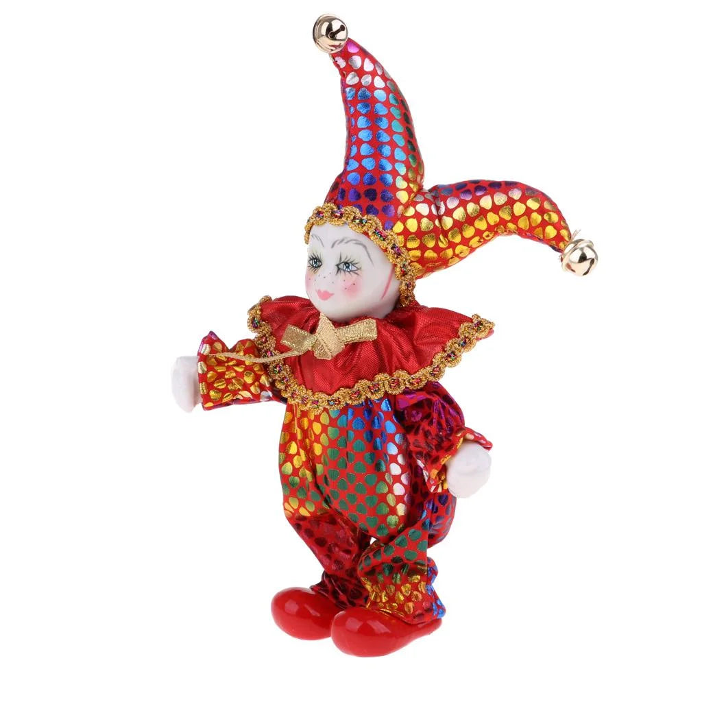 16cm 6 Inch Sweet Porcelain Triangle Doll Figures Toys H52934