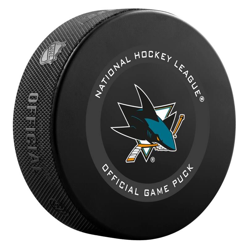 San Jose Sharks Young Collectors Bundle Plaque 2019 Model Official Game Puck T32677