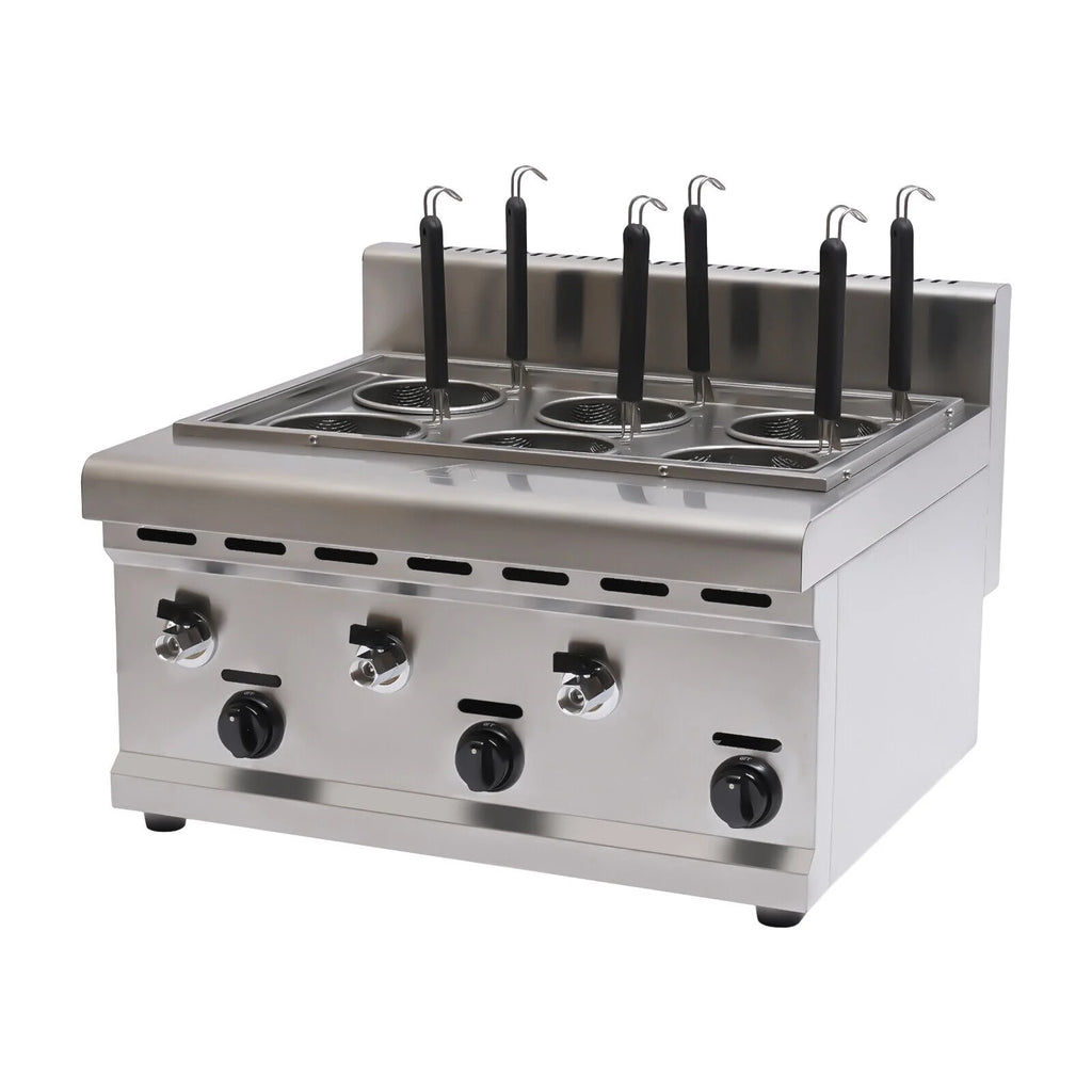 6 Holes Commercial Propane Gas Pasta Cooker J1646