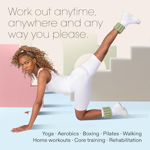 Adjustable Silicone Wrist & Ankle Weights Set K426776