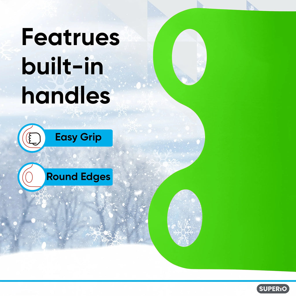 3 Pack Green Kids Snow Sled C368